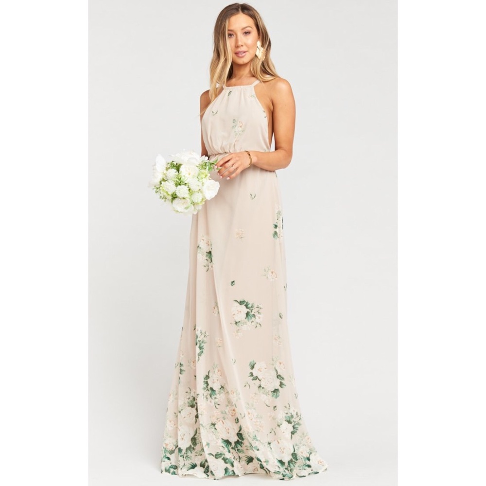 NWOT SMYM Amanda Maxi Bouquet Toss Floral Dress